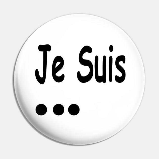 Je Suis Charlie Pin by Colin-Bentham