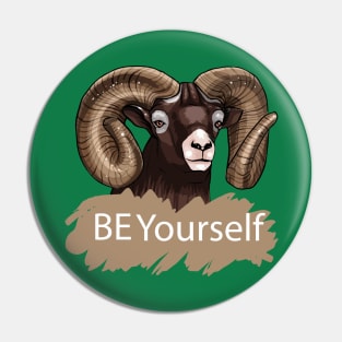 Be Yourself Goat Pin