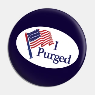 I Purged Pocket Sticker Pin