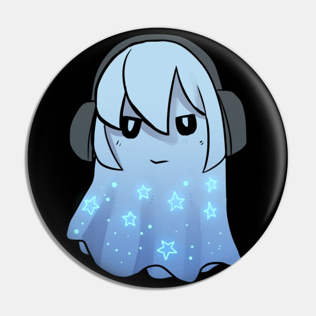 Napstablook Pin by WiliamGlowing