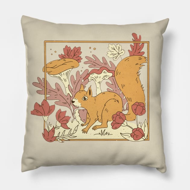 Squirrel Whisperer Funny Forest Animal Squirrel Lover Pillow by lunacreat