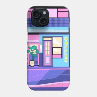 retro coffe shop Phone Case