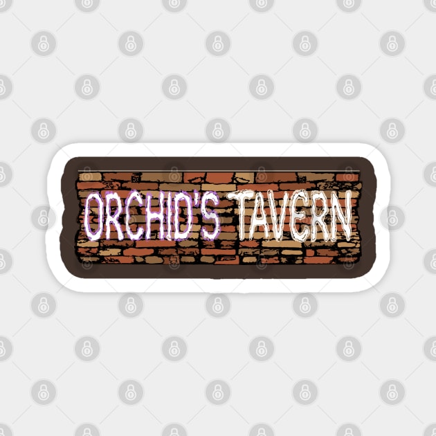 Orchid's tavern 3 Magnet by Orchid's Art