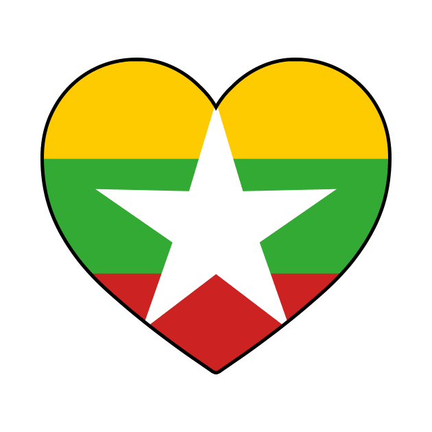 Heart - Myanmar by Tridaak