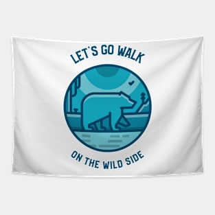 Let's Go Walk Tapestry