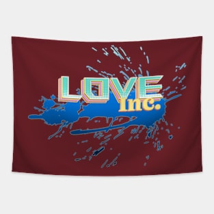 Love Inc - Teal/Blue Tapestry