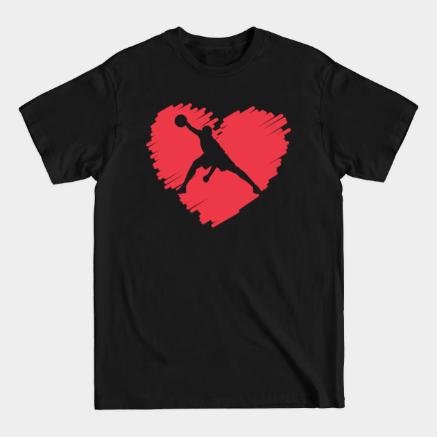 Discover Basketball Valentine Day - Basketball Valentine Day - T-Shirt