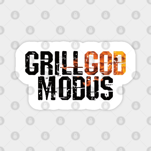 Grill God Mode Magnet by Gift Designs