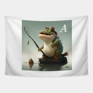 Letter A for Alligator AdventuresOfSela Tapestry