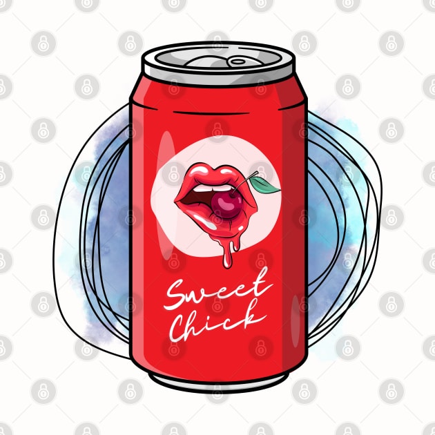 Sweet Chick Cherry Coke Drink by FRH Design