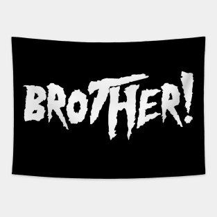 Brother Black and White Tapestry