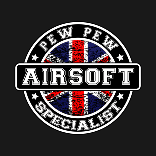 Airsoft United Kingdom pew pew specialist T-Shirt