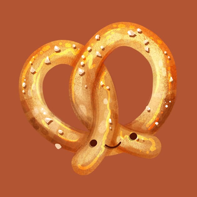 Soft Salted Pretzel by Claire Lin