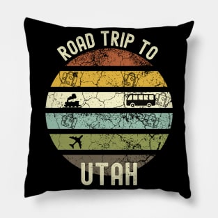 Road Trip To Utah, Family Trip To Utah, Holiday Trip to Utah, Family Reunion in Utah, Holidays in Utah, Vacation in Utah Pillow