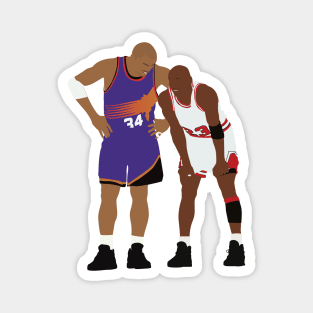 M. Jordan 23 vs C. Barkley 34 NBA Finals Magnet