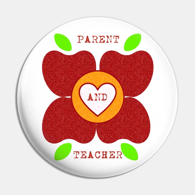 Parent and Teacher Pin by TeachUrb