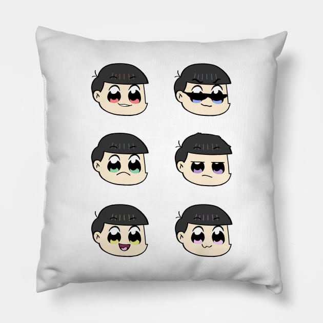 Osomatsu Pillow by ballooonfish