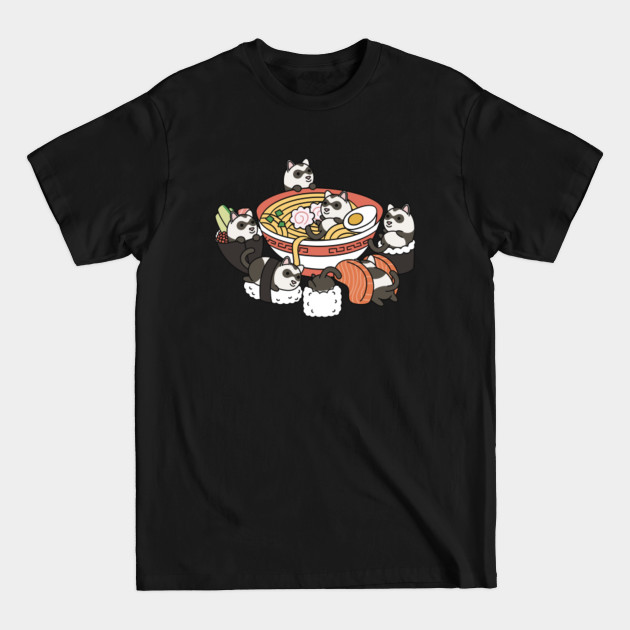 Disover Ferret Ramen Sushi - Ferret - T-Shirt