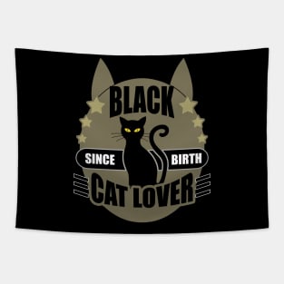 Black Cat Lover Tapestry