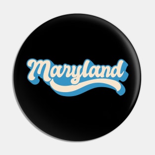 Maryland Retro Pin