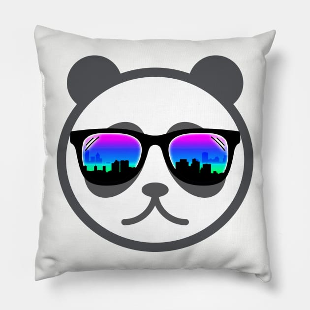 traveler panda Pillow by clingcling