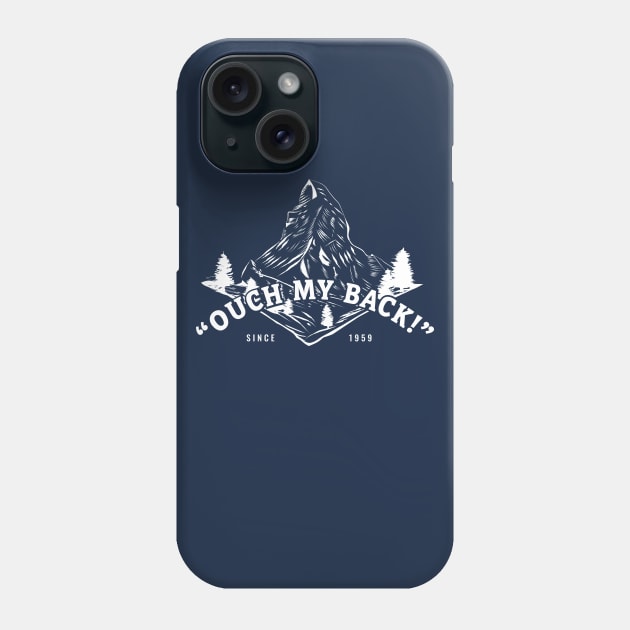 Ouch, My Back! Phone Case by Heyday Threads