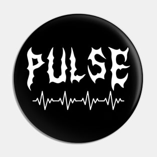 PULSE - Death Metal Font Pin