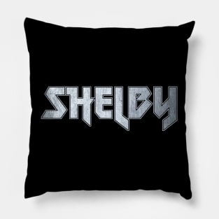 Heavy metal Shelby Pillow