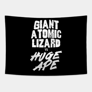 Giant Atomic Lizard vs Giant Ape! Tapestry