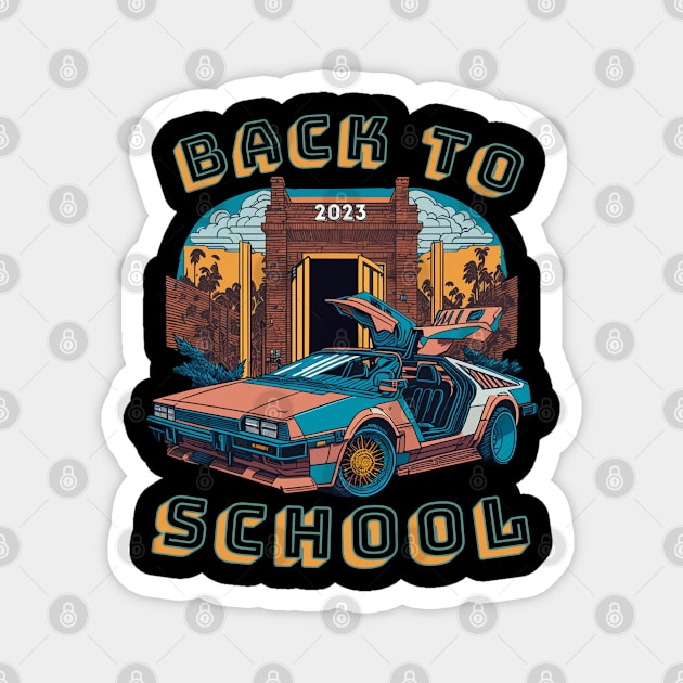 back to school 2023 Magnet by Alex