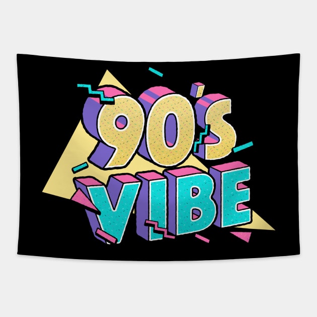 90s Vibe Pop Culture Tapestry TeePublic