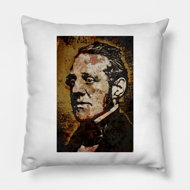 George Thompson (abolitionist)-Colour Pillow by truthtopower