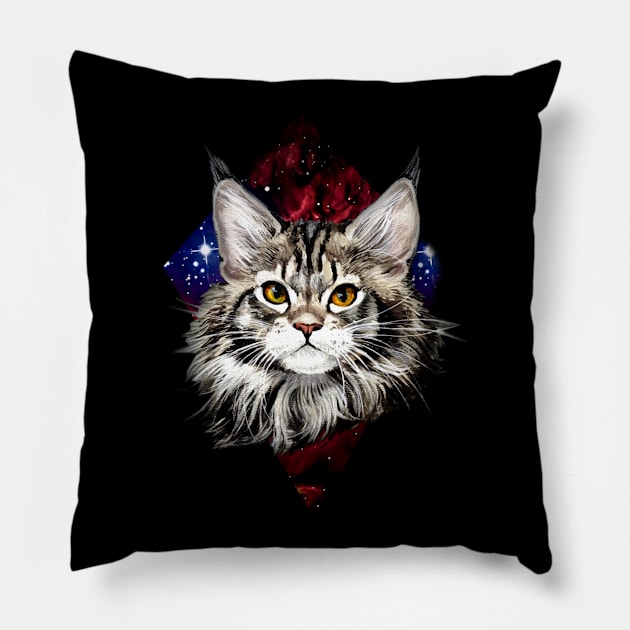 cat lover Pillow by sevencrow