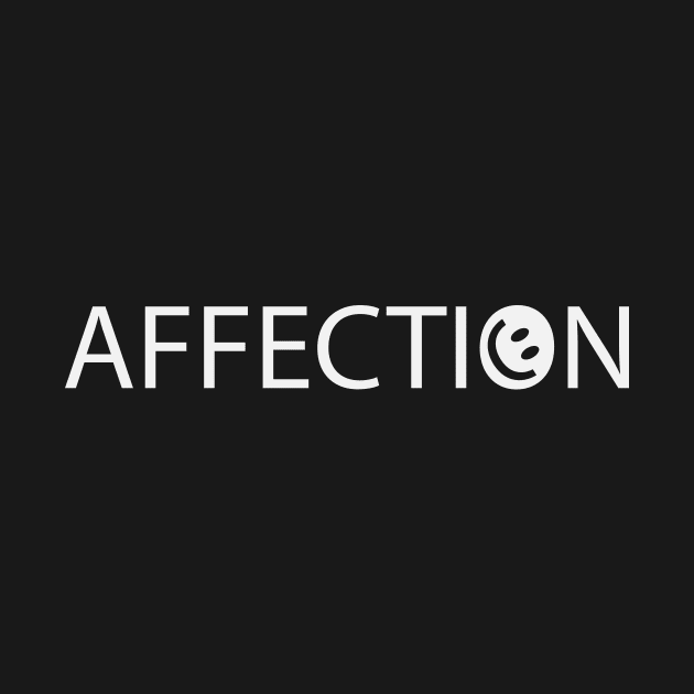 Affection typographic artwork by BL4CK&WH1TE 