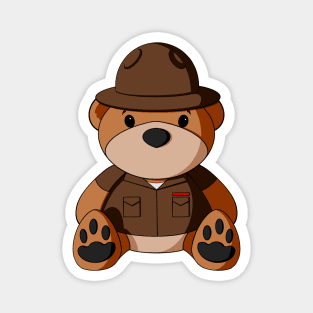 Marine Teddy Bear Magnet