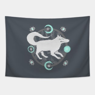 CULT ALIEN NIGHT WOLF Tapestry