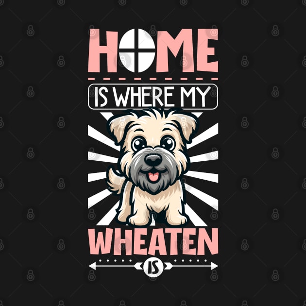 Home is with my Soft-coated Wheaten Terrier by Modern Medieval Design