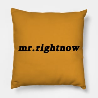 Retro Mr Right Now Pillow