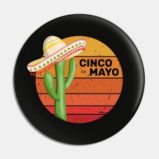 Cinco De Mayo Holiday Print Pin