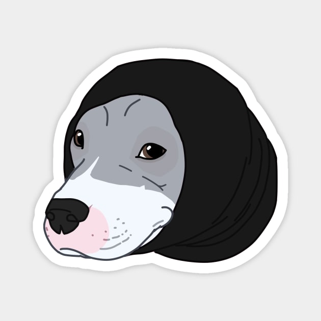 babushka (black) Magnet by mechanicat