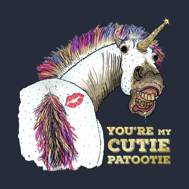 Flirty Weird Unicorn - Cutie Patootie by Marouk