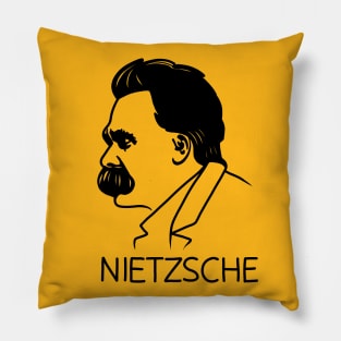 Friedrich Nietzsche Pillow