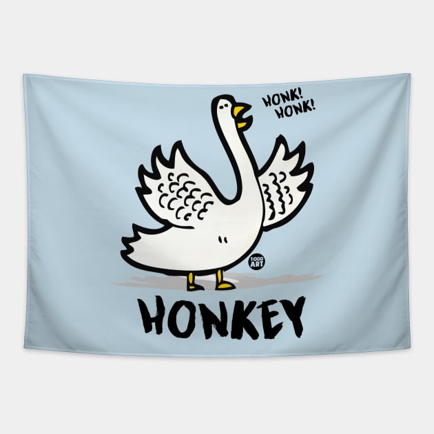 HONKEY Tapestry by toddgoldmanart