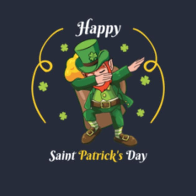 Dabbing St patricks day by abder