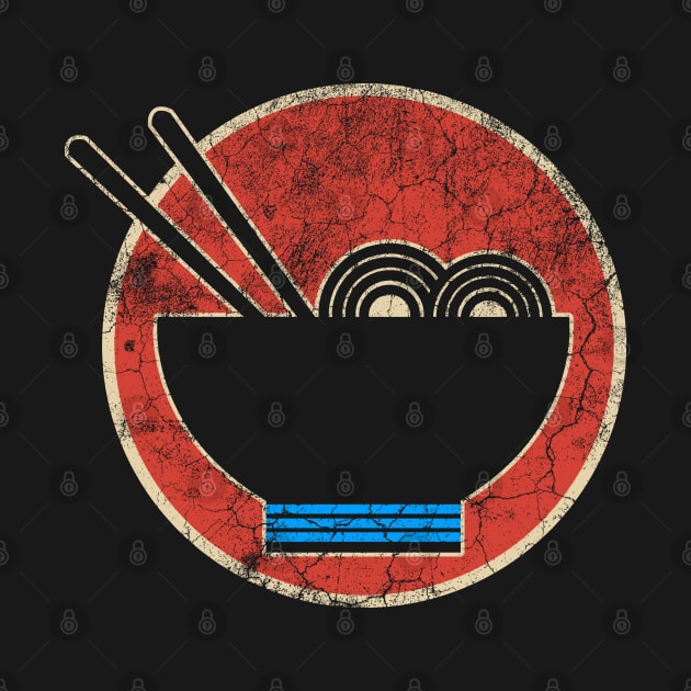 retro ramen noodles by TEESER