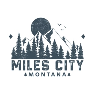 Miles City Montana Mountain View T-Shirt