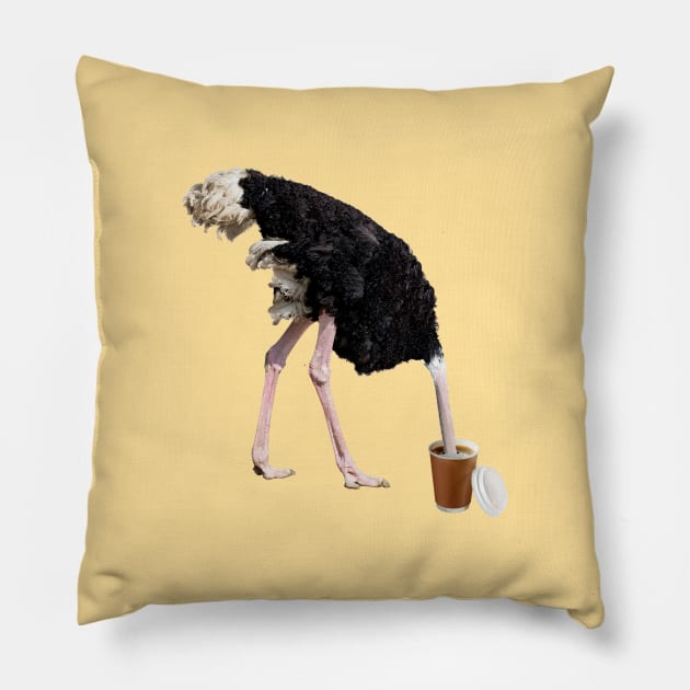 Dive In coffee Pillow by brain360