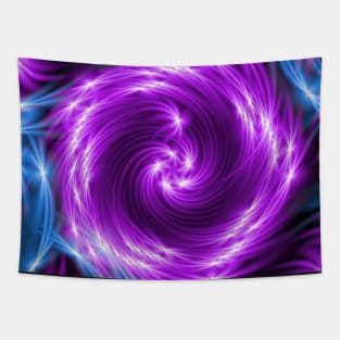 Purple Vortice Tapestry