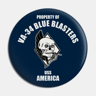 VA-34 Blue Blasters - USS America Pin