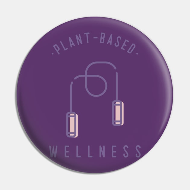 Plant Based Wellness Pin by Fit Designs